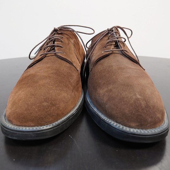 Salvatore Ferragamo Lace Up Suede Shoes main image 5